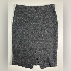 LOFT Size M Gray Knit Pencil Skirt‎ Work Wear Comfy
